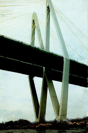 Fred Hartman Bridge, Houston, Texas. 