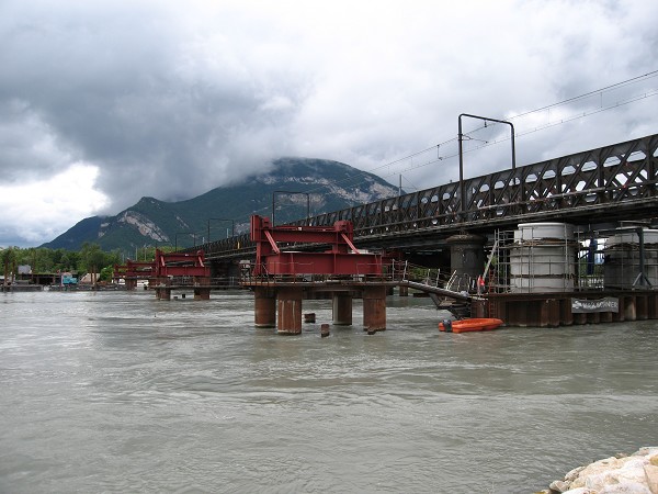 Culoz Viaduct under construction 