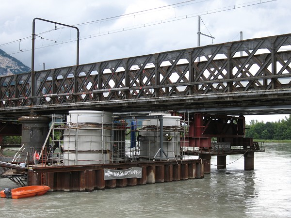 Culoz Viaduct under construction 