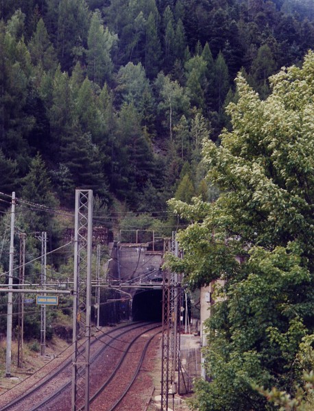 Tunnel du Mont-Cenisl'entrèe côté Modane 
