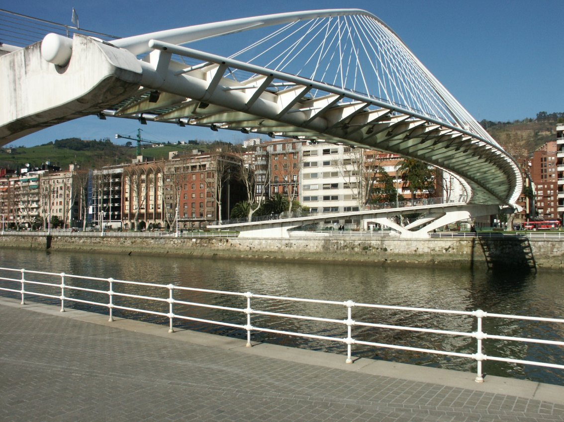 Calatrava Brücke Bilbao 