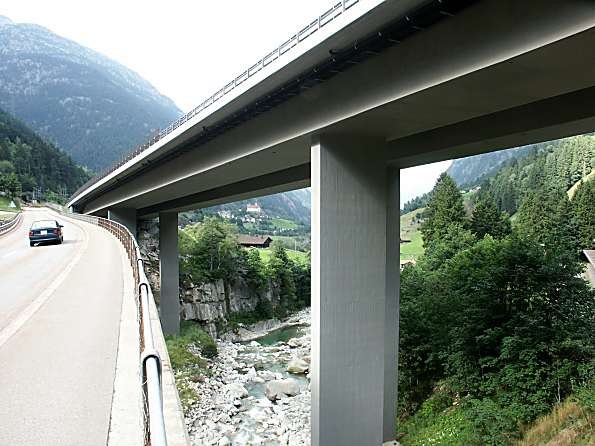 Pont sur la Reuss à Wattingen 