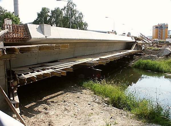 Baustelle «Glattbrücke» am 11.6.2005 