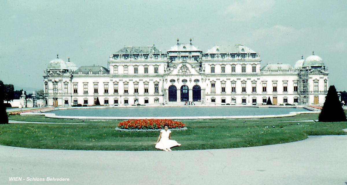 VIENNE – Le Palais du BELVEDERE, ancienne résidence du Prince Eugène, abrite aujourd'hui la « Galerie d'Art Autrichien » 