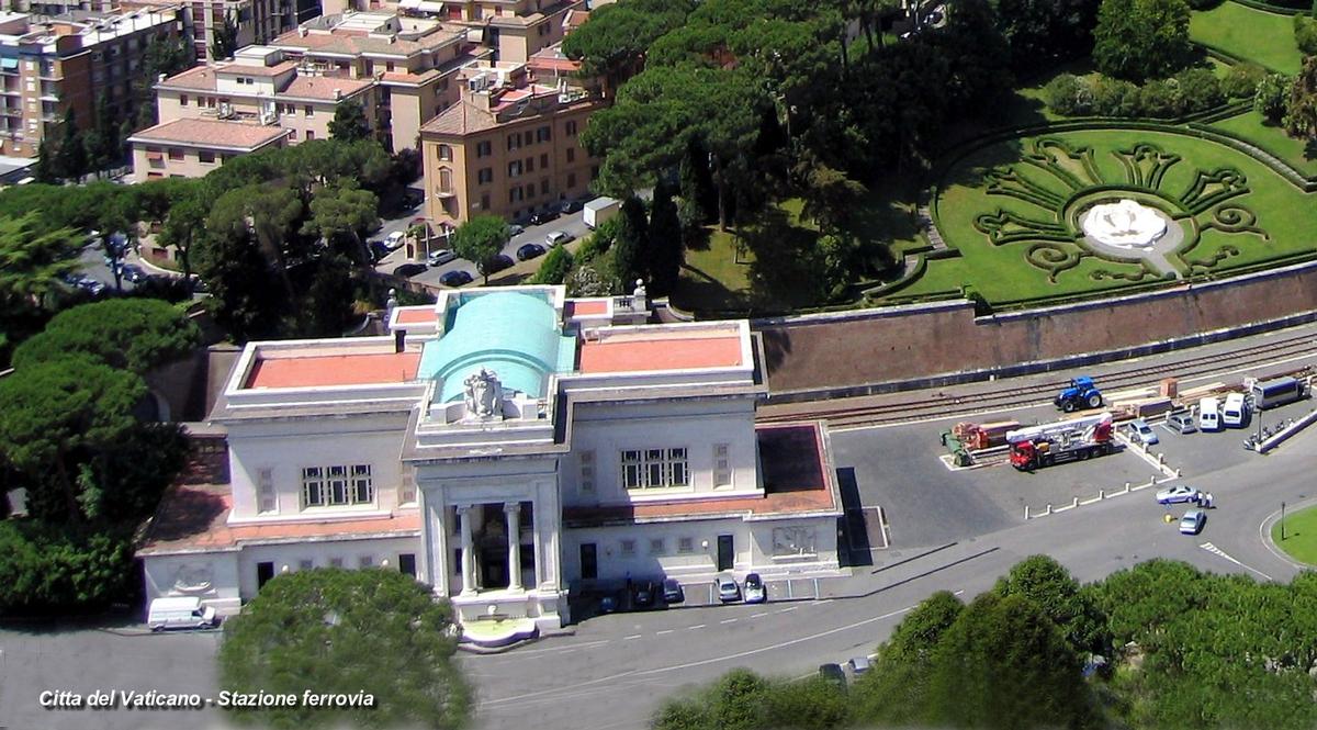 Railway station at the Vatican 