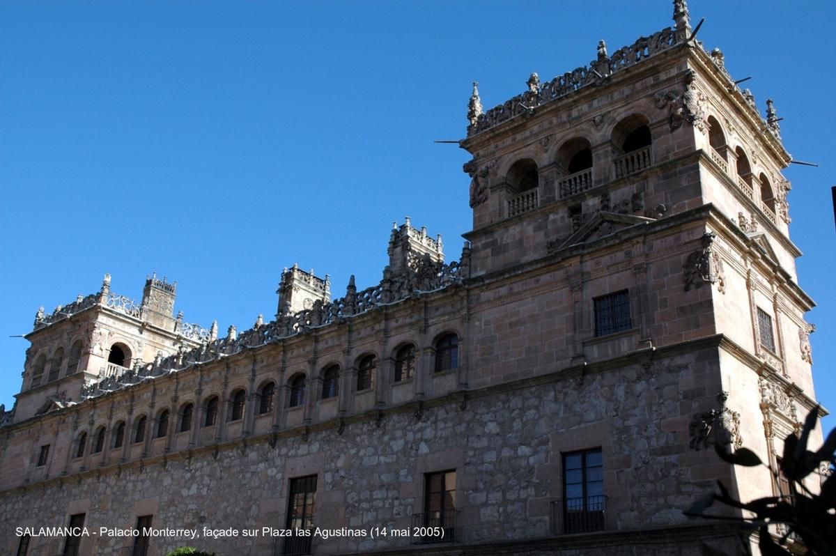 Fiche média no. 45603 SALAMANCA (Castilla y León) – « Palacio Monterrey », édifié au XVIe siècle, il est considéré comme le plus représentatif des palais de la Renaissance espagnole