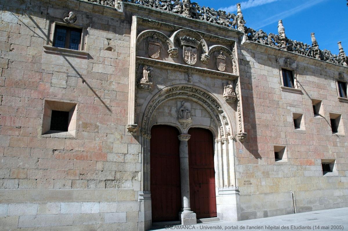 Fiche média no. 45550 SALAMANCA (Castilla y León) – Université, fondée en 1218, ce sont les bâtiments historiques de l'une des plus vieilles Universités d'Europe