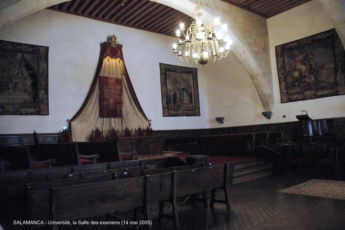 Fiche média no. 45557 SALAMANCA (Castilla y León) – Université, fondée en 1218, ce sont les bâtiments historiques de l'une des plus vieilles Universités d'Europe