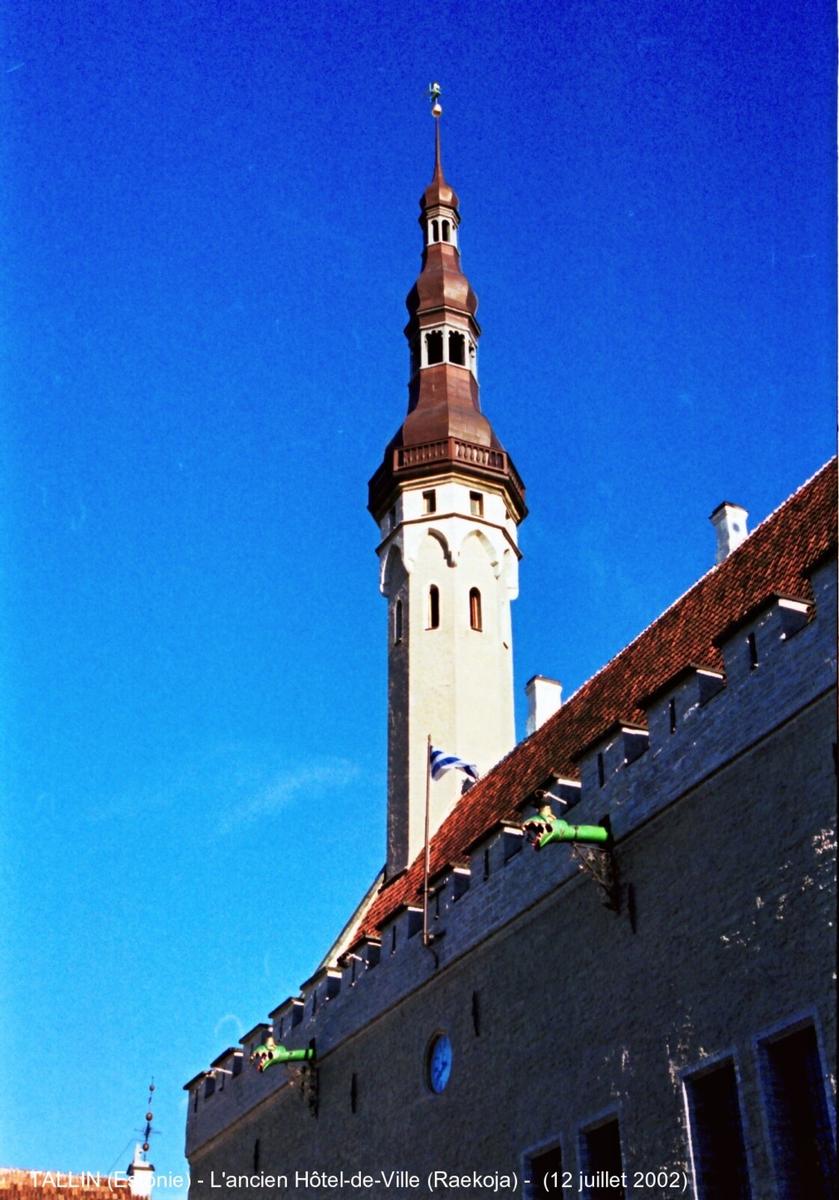 Old city hall and belfry in Tallinn, Estonia 