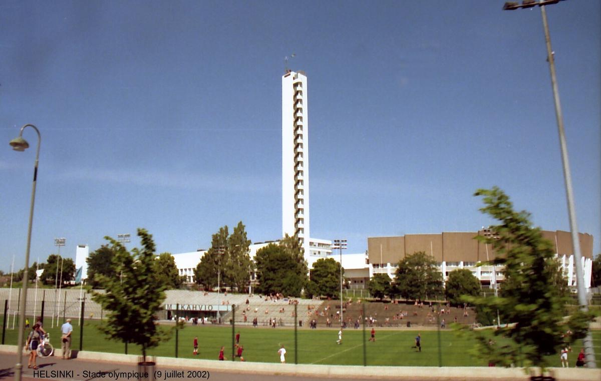 HELSINKI - Le stade olympique (JO de 1952) avec sa tour-observatoire 