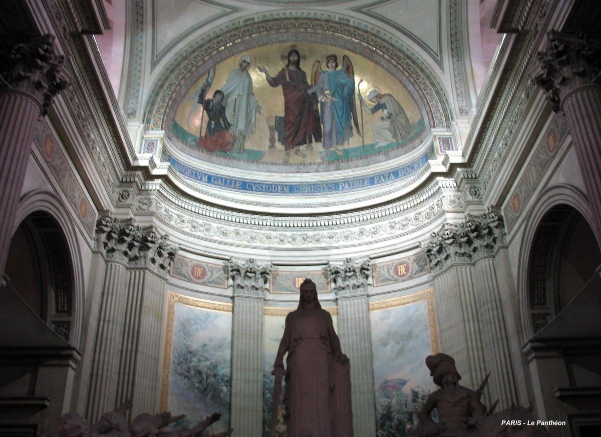 PARIS – Le Panthéon, abside de l'église Sainte-Geneviève 