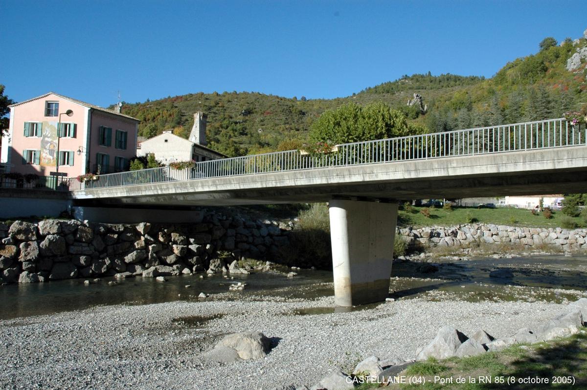 RN 85 Bridge, Castellane 