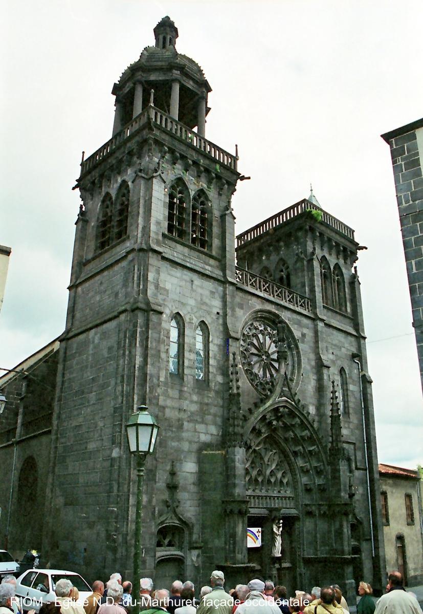 RIOM (63, Puy-de-Dôme) – Eglise N.D.-du-Marthuret 