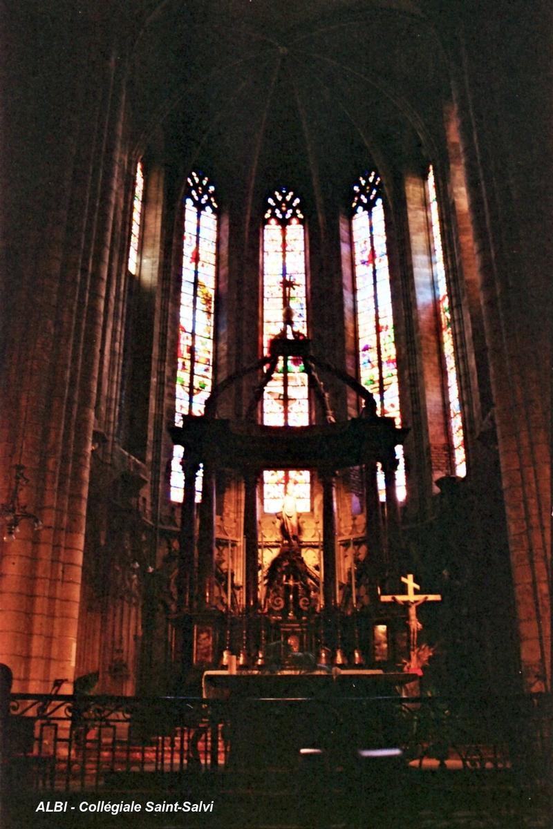 ALBI (81, Tarn) – Collégiale Saint-Salvy, le choeur 