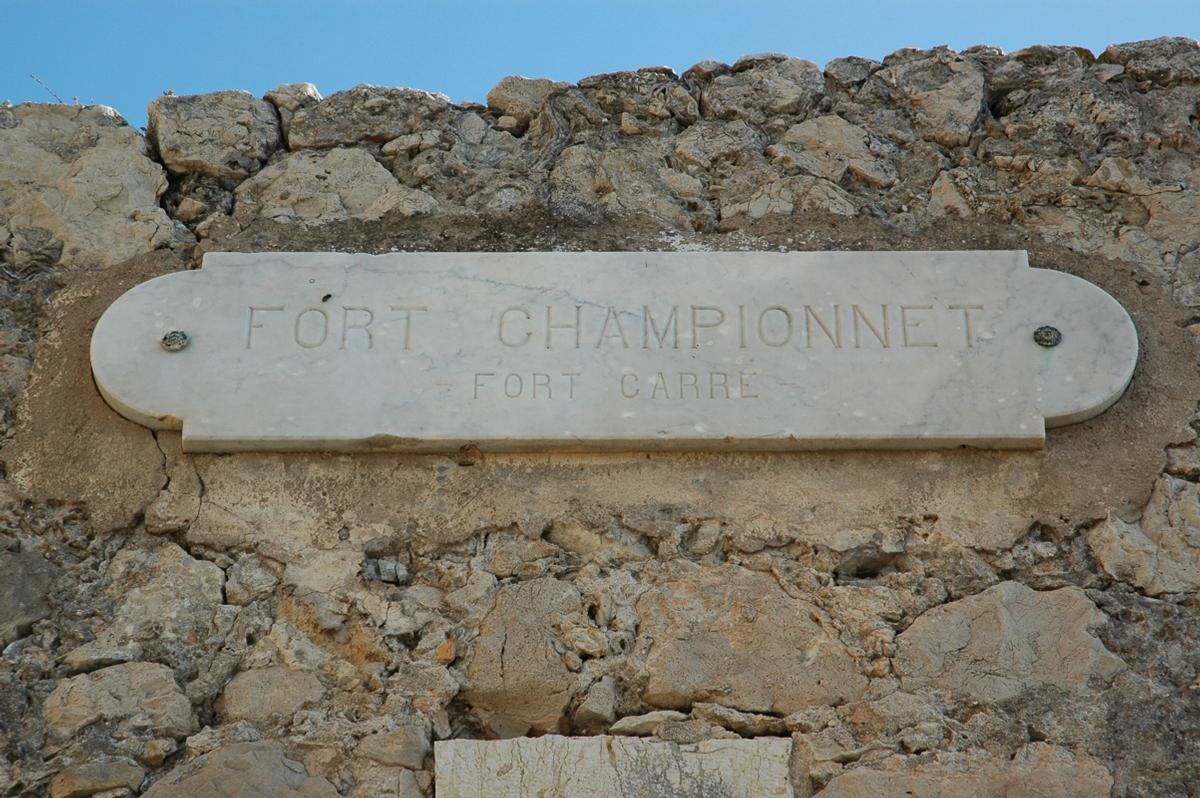 ANTIBES (06, Alpes-Maritimes) – Le Fort-Carré porte le nom du Général d'Empire Championnet 