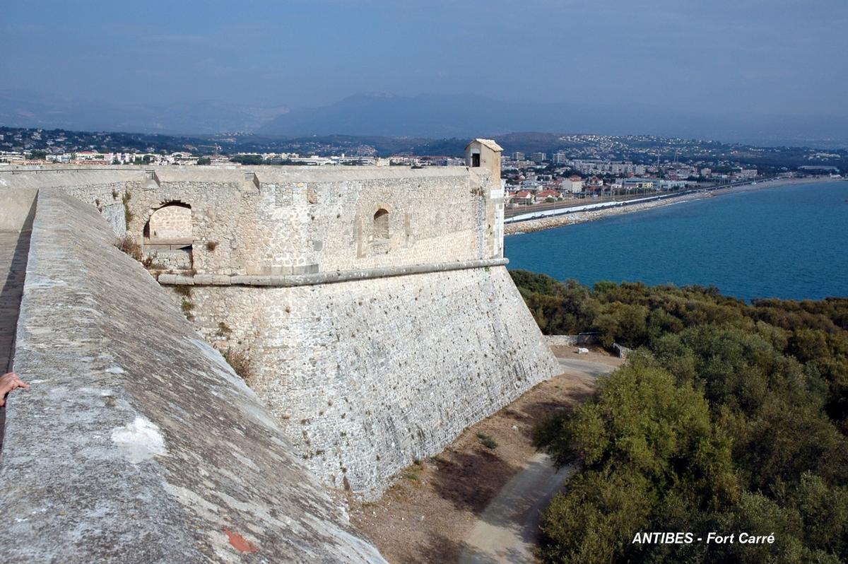 ANTIBES (06, Alpes-Maritimes) – FORT-CARRE, le bastion nord-est dit bastion de Nice 