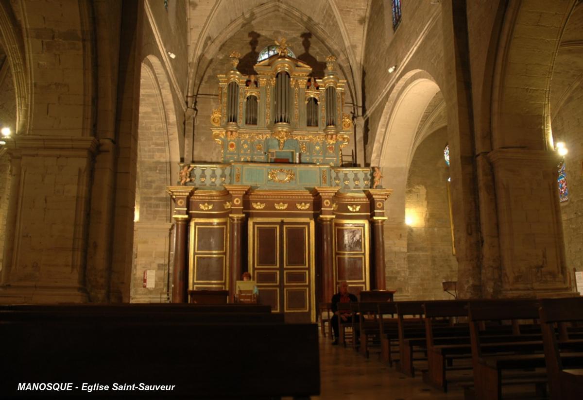 MANOSQUE (04100) – Eglise Saint-Sauveur, orgue de tribune 