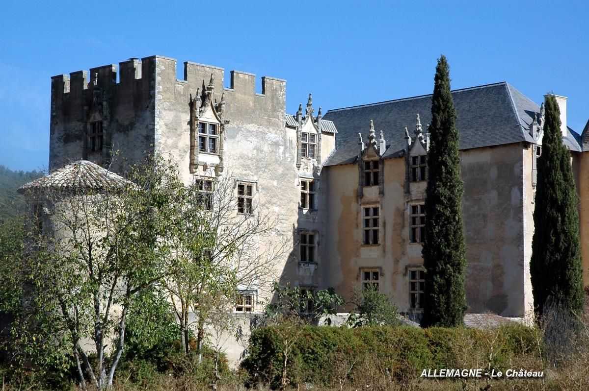 ALLEMAGNE-EN-PROVENCE (04550) – Le Château Renaissance du XVIe 