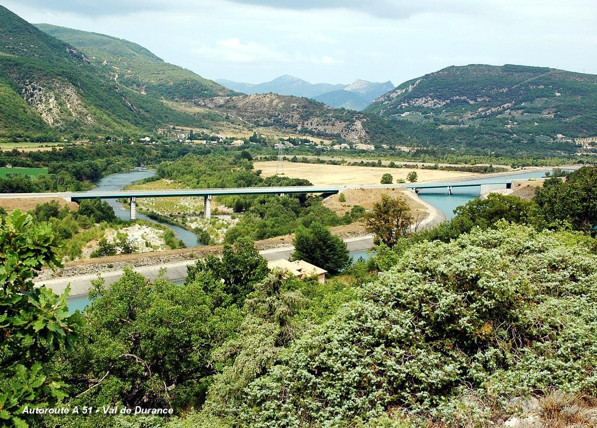 Autoroute A 51 – «Val-de-Durance» - Viaduc de Salignac 