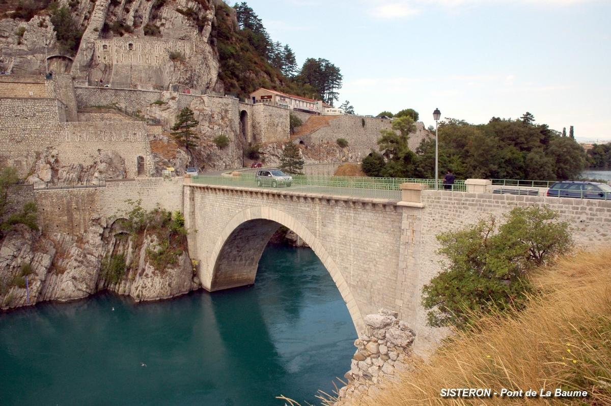 SISTERON (04200) – Le Pont de la Baume, sur la Durance 