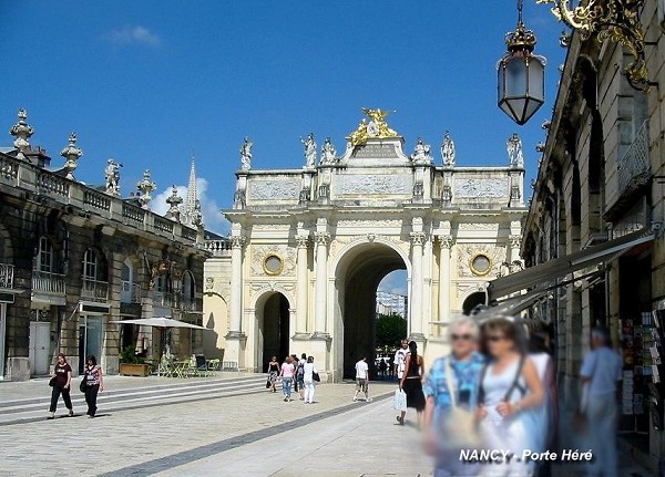 NANCY (54000, Meurthe-et-Moselle) – Arc de triomphe, dit « Porte Héré » 
