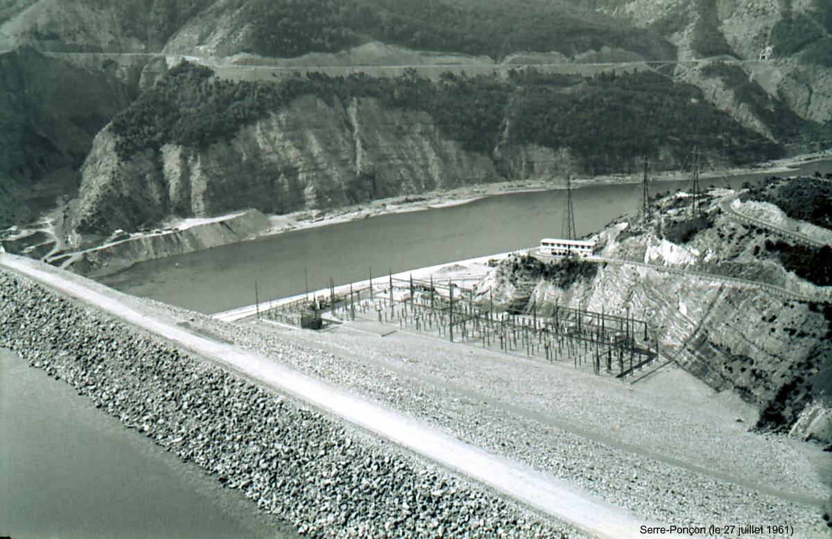 Barrage de Serre-Ponçon (05), sur la Durance 