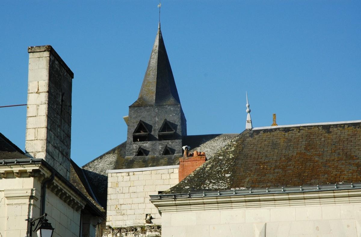 Candes -St-Martin (37500, Indre et Loire, Centre) - Collégiale Saint-Martin, le clocher secret Candes -St-Martin (37500, Indre et Loire, Centre) - Collégiale Saint-Martin , le clocher secret