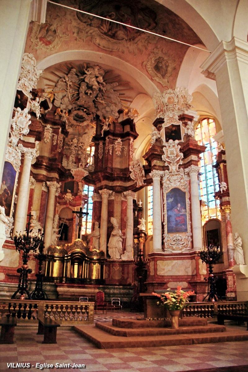 VILNIUS – L'Université, église Saint-Jean, le maître-autel 