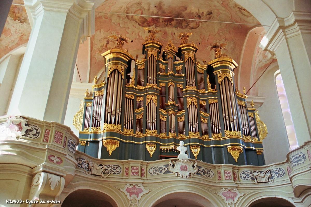 VILNIUS – L'Université, église Saint-Jean, orgue de tribune 