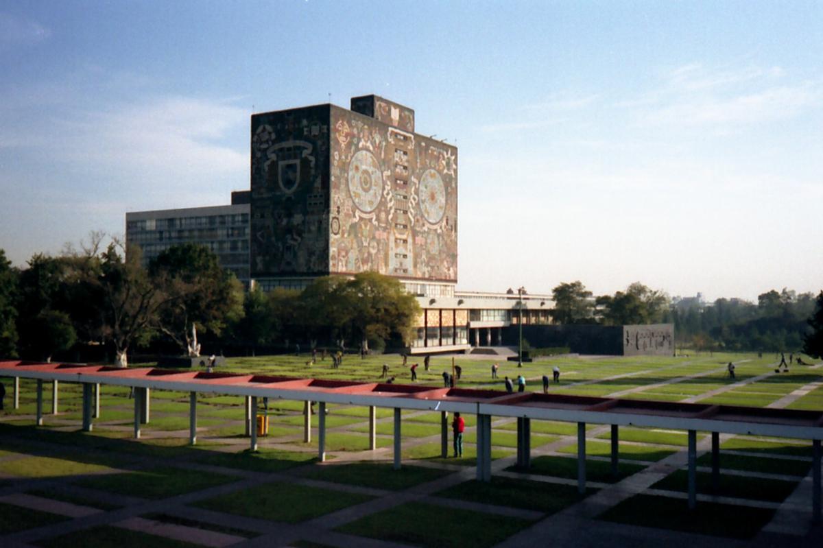 Bibliothek der Nationaluniversität Mexiko 