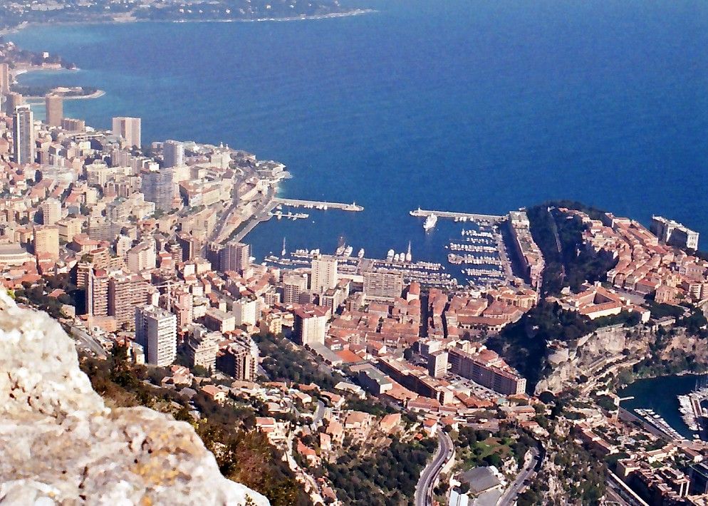 Monaco - le Port de la Condamine avant son extension 