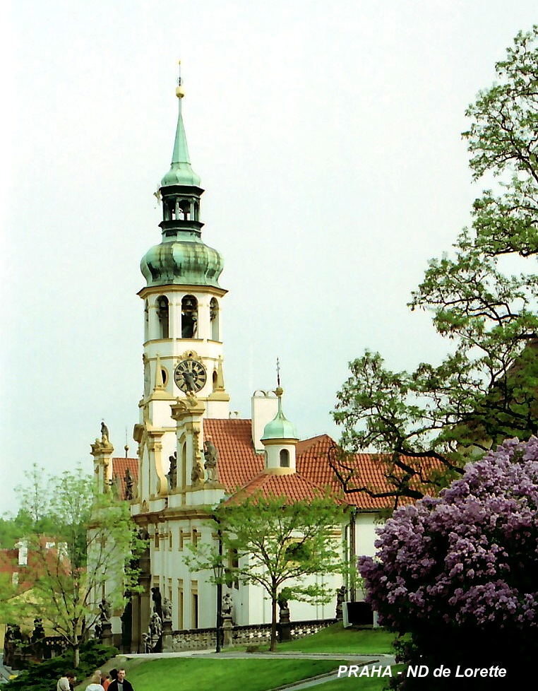 PRAGUE – Colline du Château (Hradcany), abbaye Notre-Dame de Lorette 