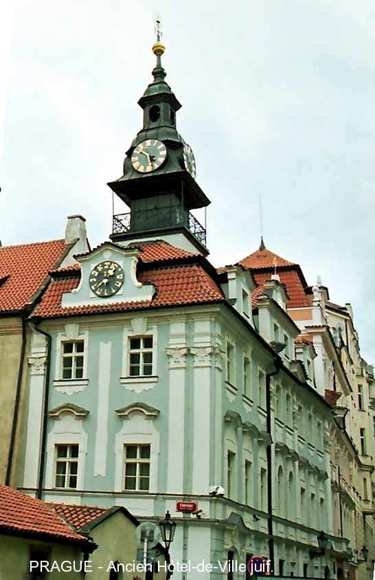 Old Town Hall of the Jewish Quarter in Prague 