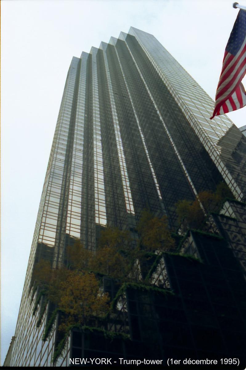 NEW-YORK - Trump-tower, sur la 5e Avenue 