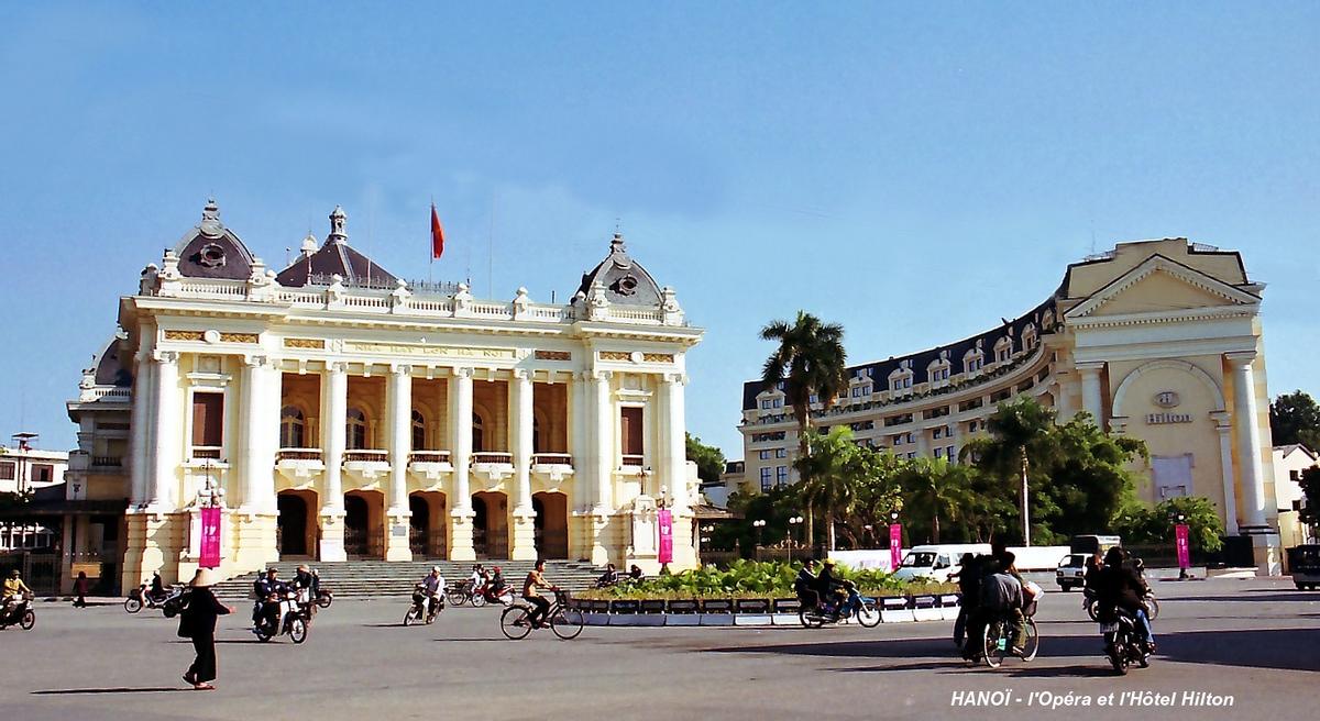 HANOÏ – L'Opéra ou Théâtre Municipal (Nha Hat Lon), construit en 1911 