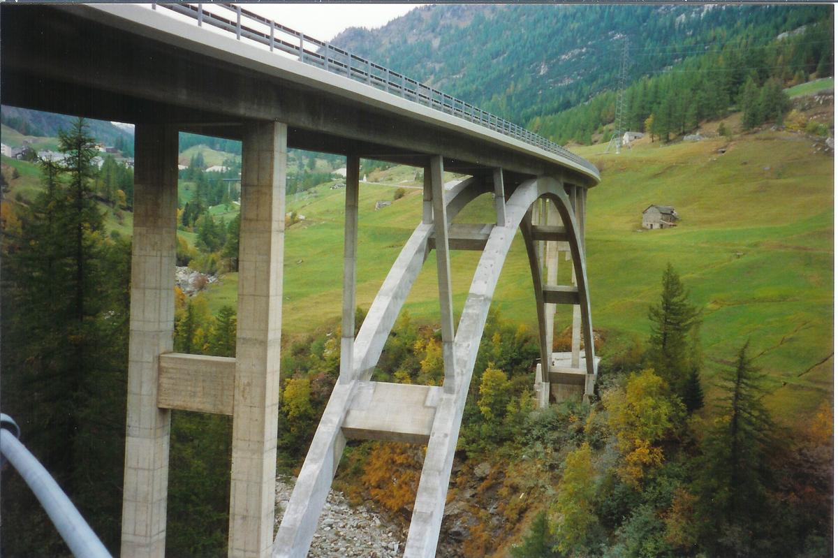 Krummbachbrücke, Simplon, Suisse 