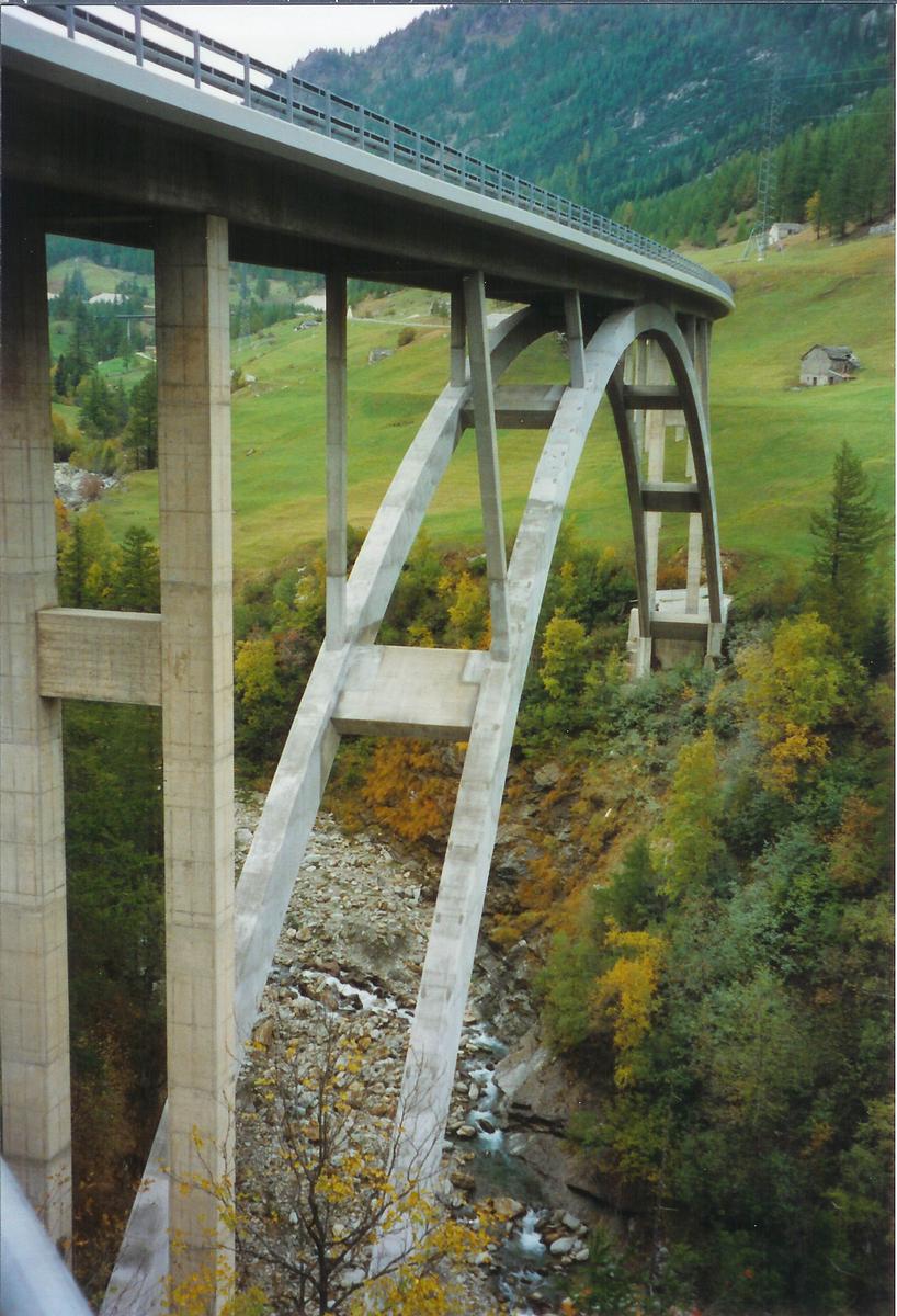 Krummbachbrücke, Simplon, Suisse 