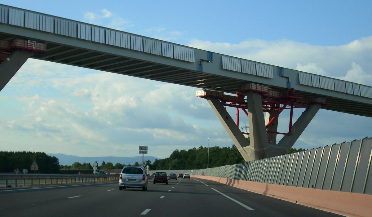 Construction d'un pont TGV 