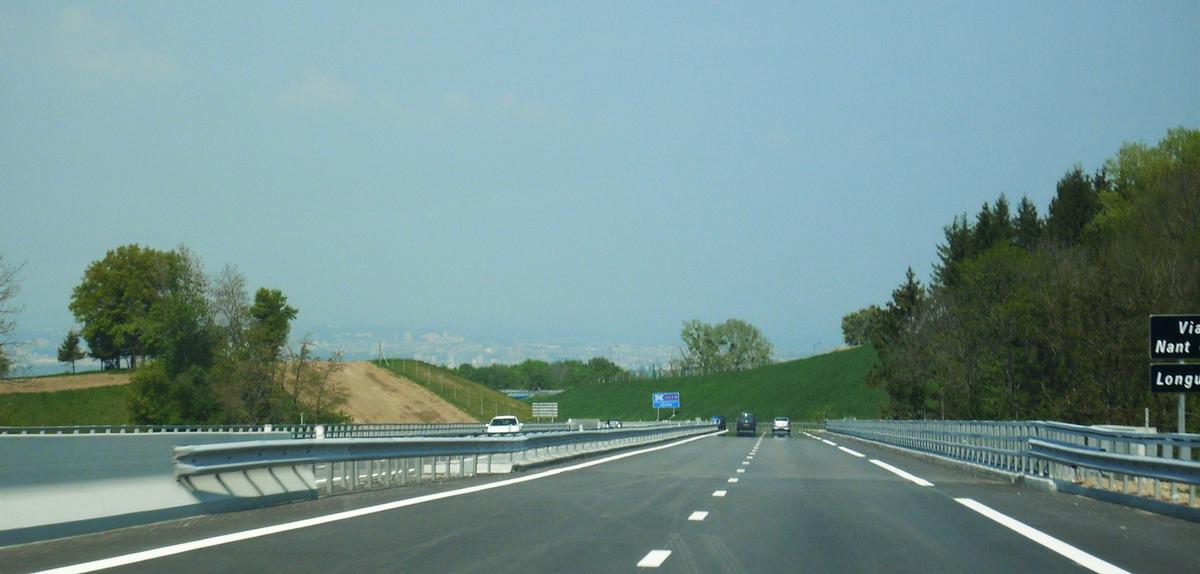 Fiche média no. 139831 Autoroute A 41 / Section Allonzier-la-Caille -> Saint Julien en Genevois / Sens Annecy vers Genève. (Cette section a été ouverte le 4° semestre 2008)