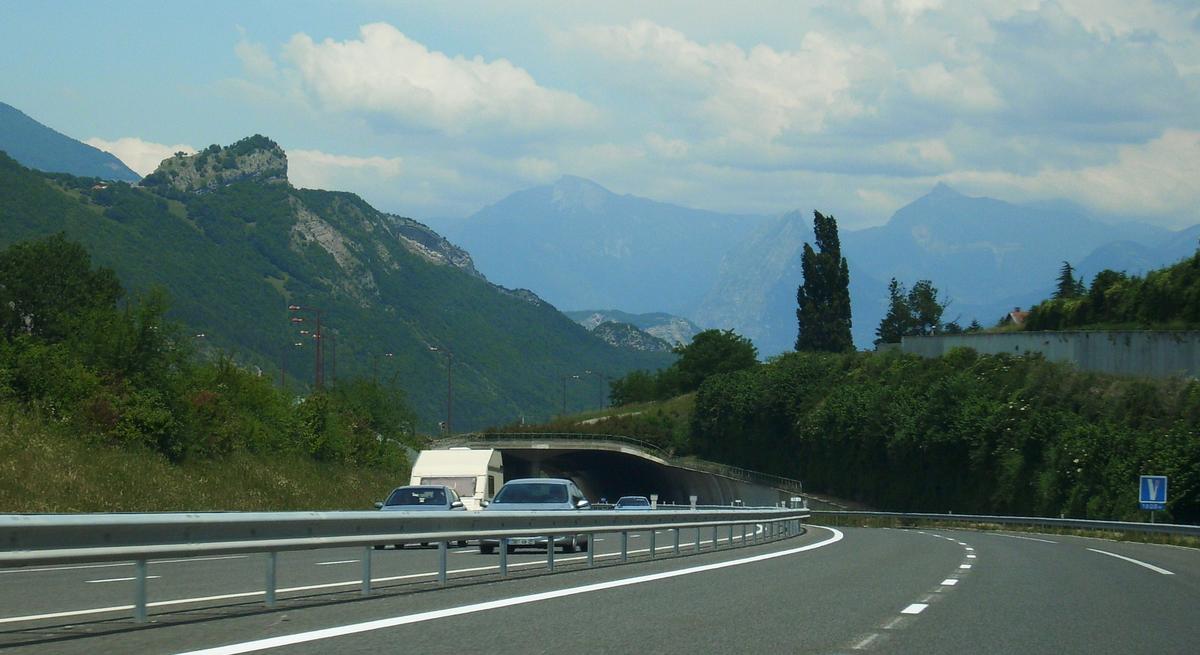 A 51 / Section Col du Fau - Grenoble / Sens sud vers nord 