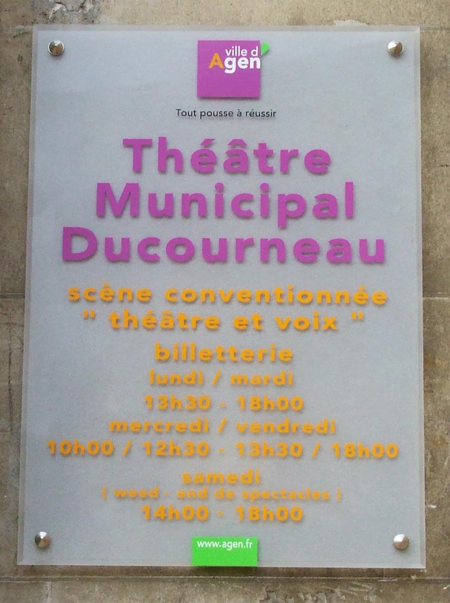 Agen: Le théâtre municipal Ducourneau 
