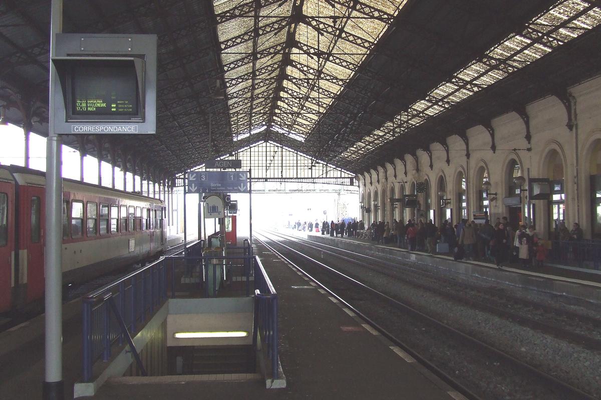 La gare SNCF d'Agen 