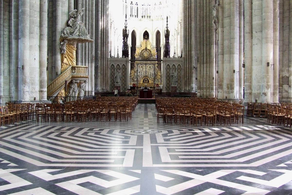 La cathédrale d'Amiens (80-Somme-Picardie) 