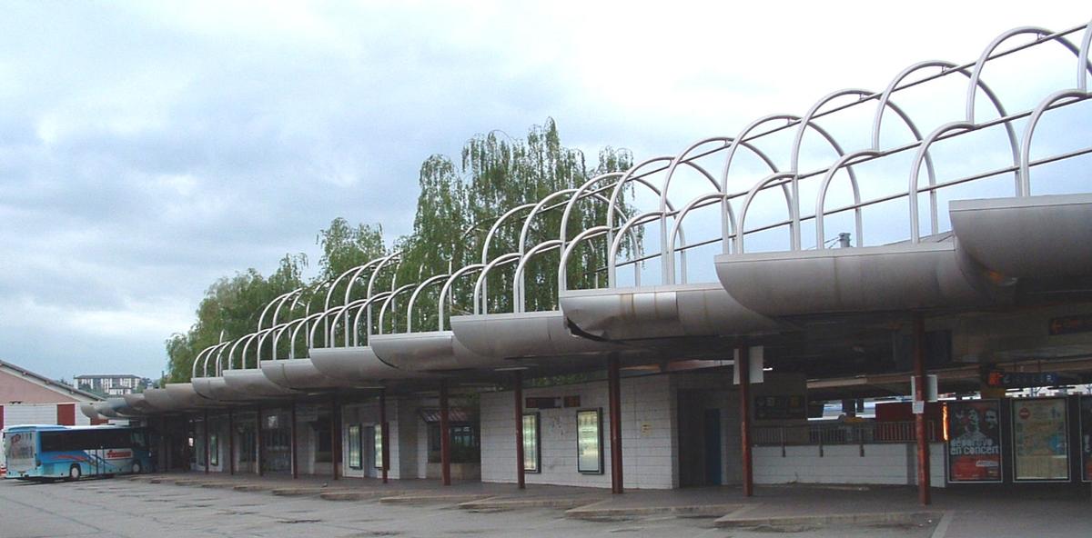 Gare routière d'Annecy (Haute-Savoie,74, région Rhône-Alpes) 