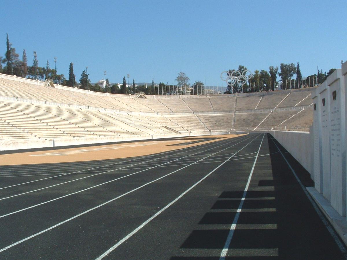 Athènes: Stadio (Stade Olympique construit pour les nouveaux Jeux Olympiques modernes de 1896) 