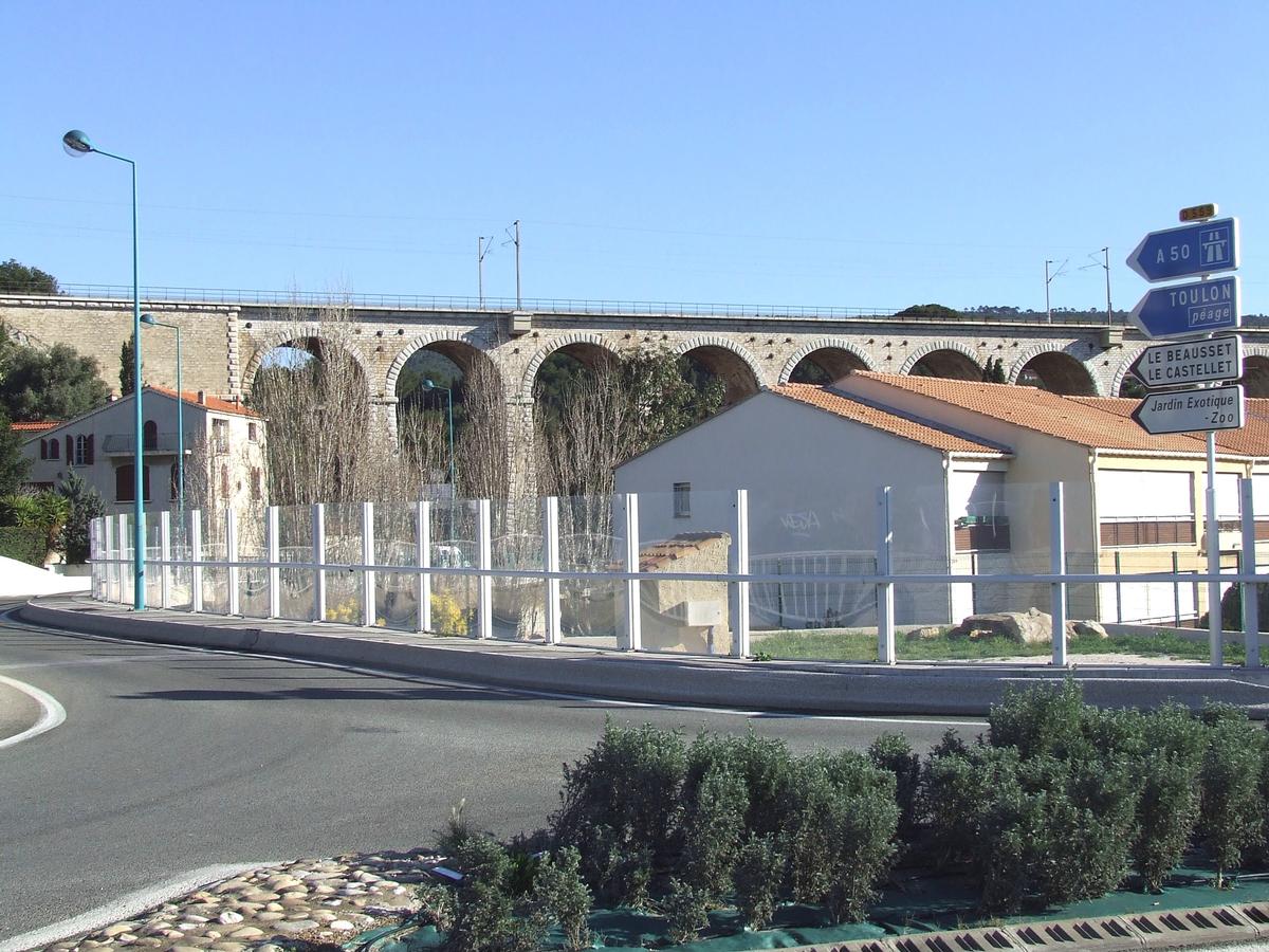 Ligne de chemin de fer Marseille-Nice: Viaduc de Bandol 