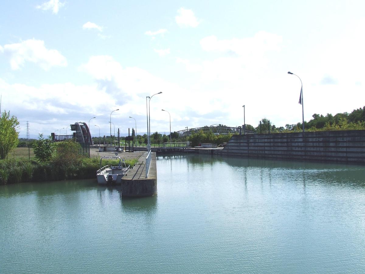 Canal du Rhône au Rhin: Ecluse de Niffer 