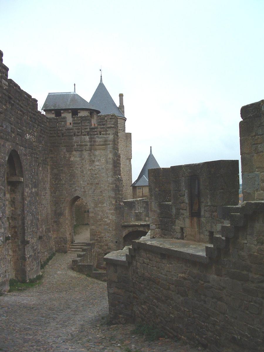 Château Comtal de la cité médiévale de Carcassonne 