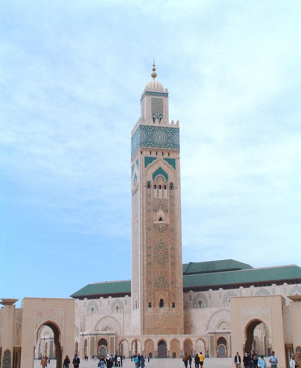 Mosquée Hassan II à Casablanca au Maroc 
