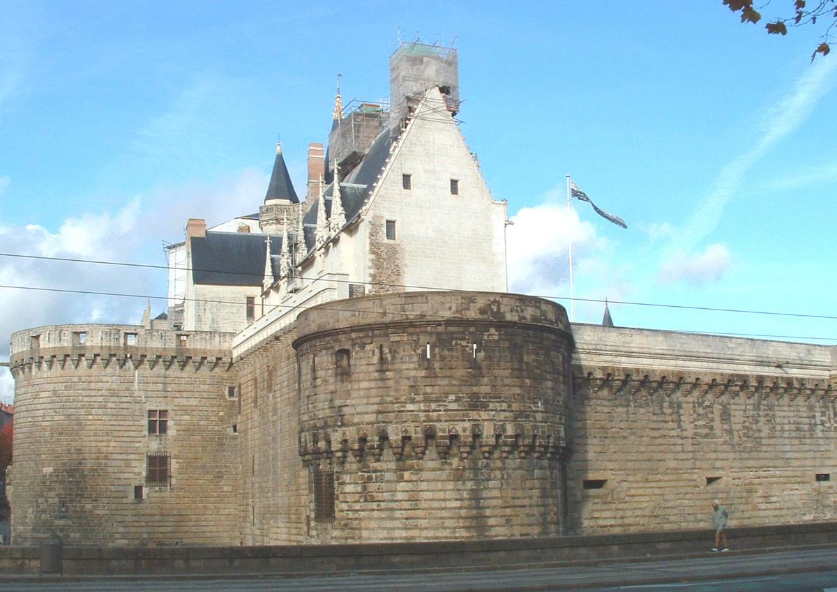 Chateau des Ducs de Bretagne (XVème siècle) à Nantes. Ce chateau est devenu en 1921 un musée municipal 